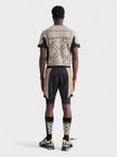 Off-White Diag Outline Block 2Layer Shorts Dark Sand