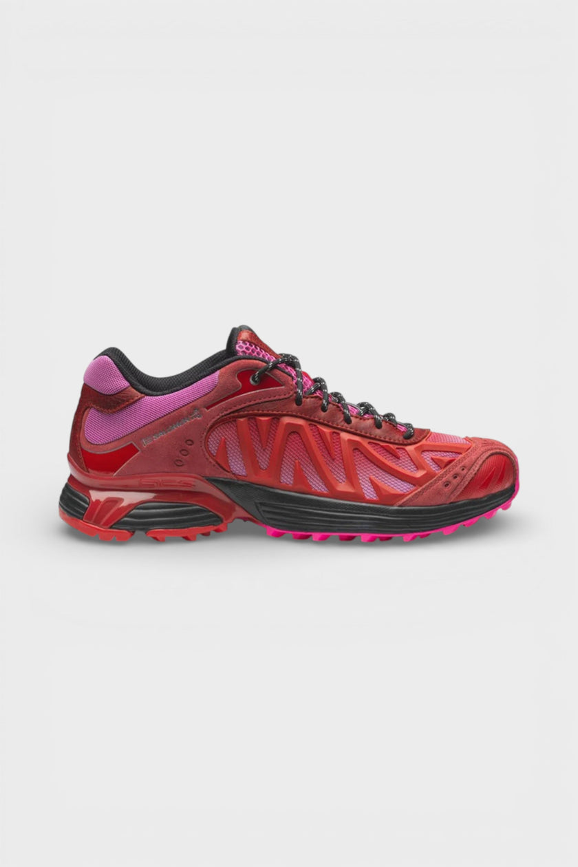 Salomon x Aries XT Whisper Fiery Red Fuchsia Pink Black