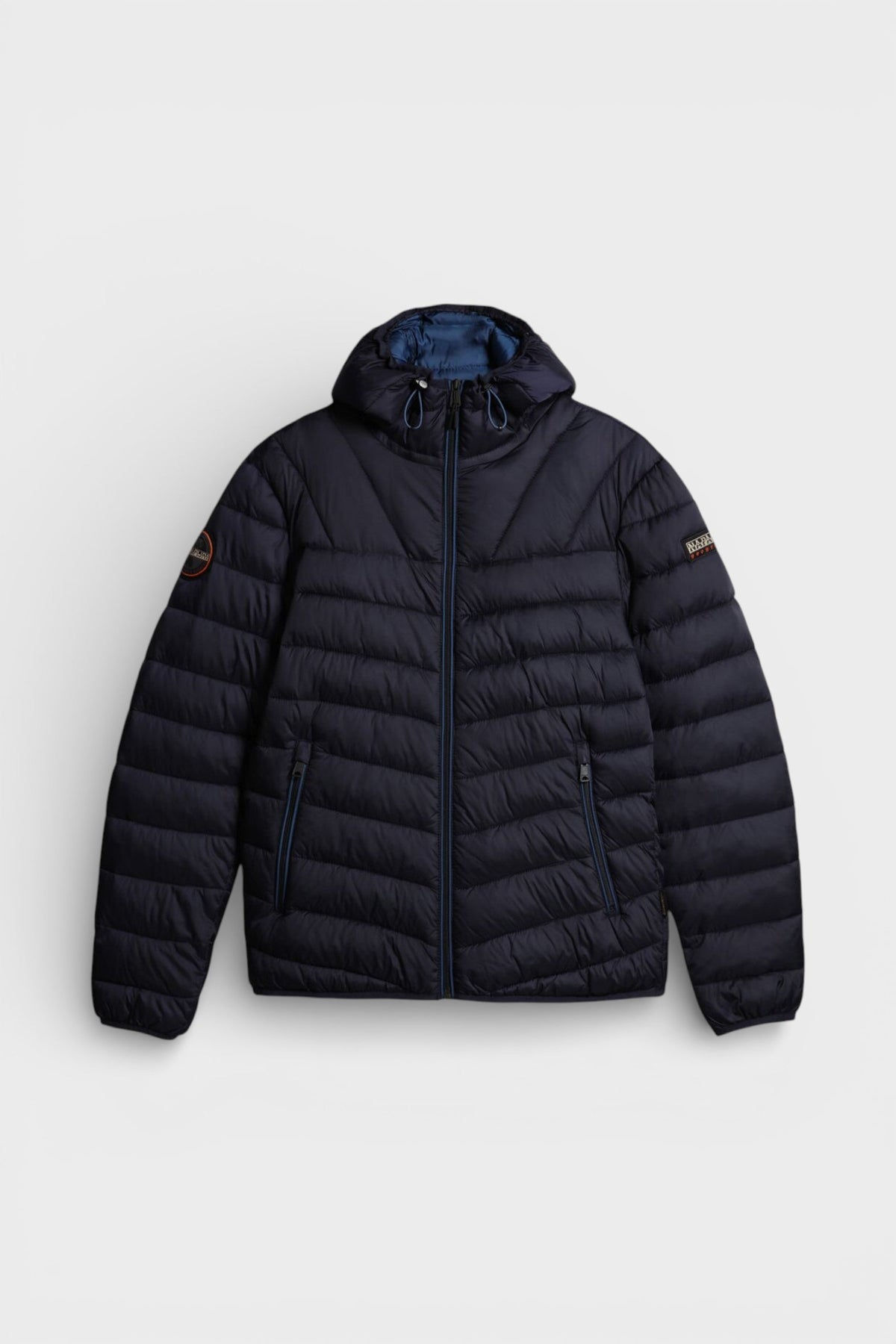 Napapijri Men's Aerons Hooded Padded Jacket Blue Marine