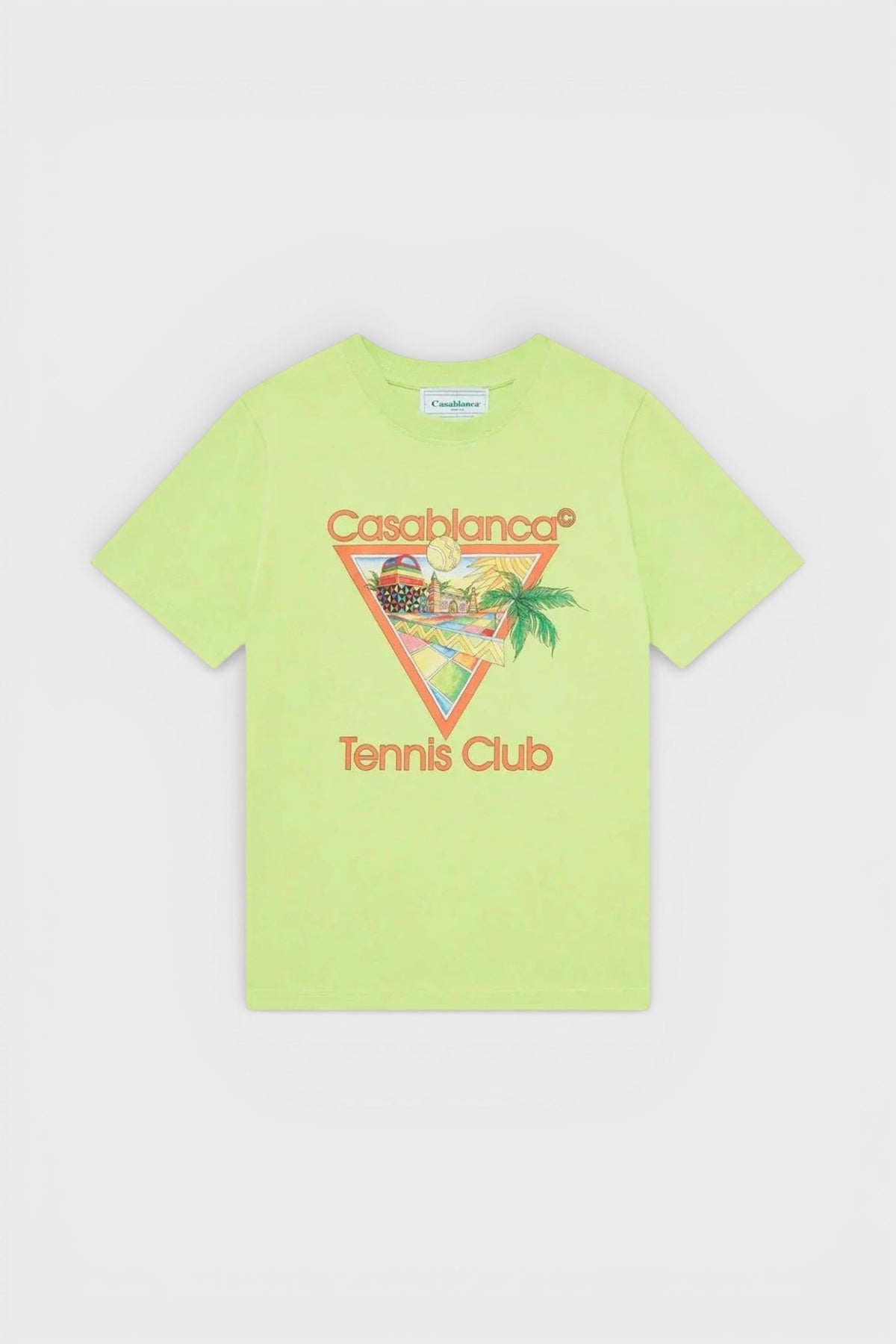 Printed T-Shirt Afro Cubism Tennis Club Pale Green