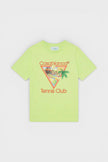 Printed T-Shirt Afro Cubism Tennis Club Pale Green