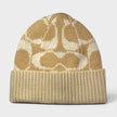 Signature Jumbo Beanie Camel Beige