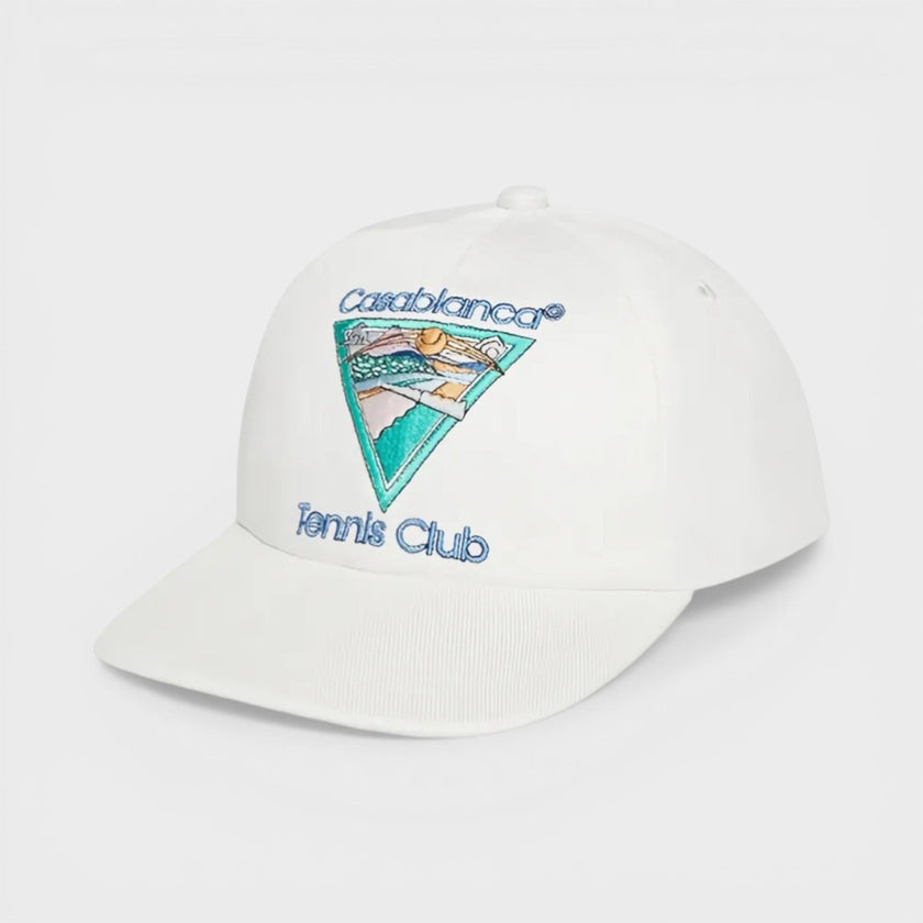 Embroidered Cap Tennis Club Icon Off-White