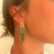 India Jewelled Ombre Drop-øreringe