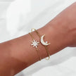 Set di bracciali Celestial Laila Luxe placcati in oro 18k