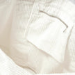 Logo-Print Cotton-Corduroy Tote Bag White