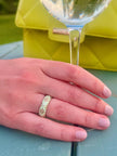 Anillo de esmalte Cleo Mint con gemas