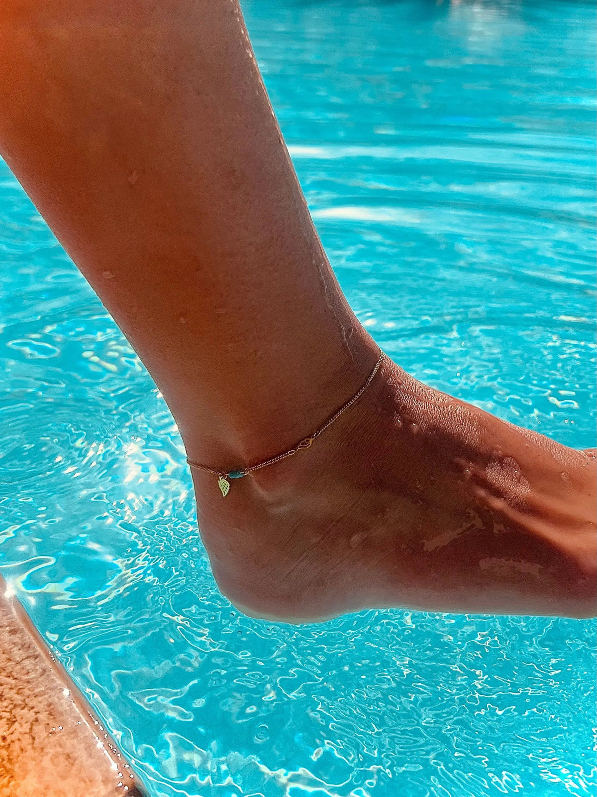 Astrid Luxe 18k Gold Plated Anklet