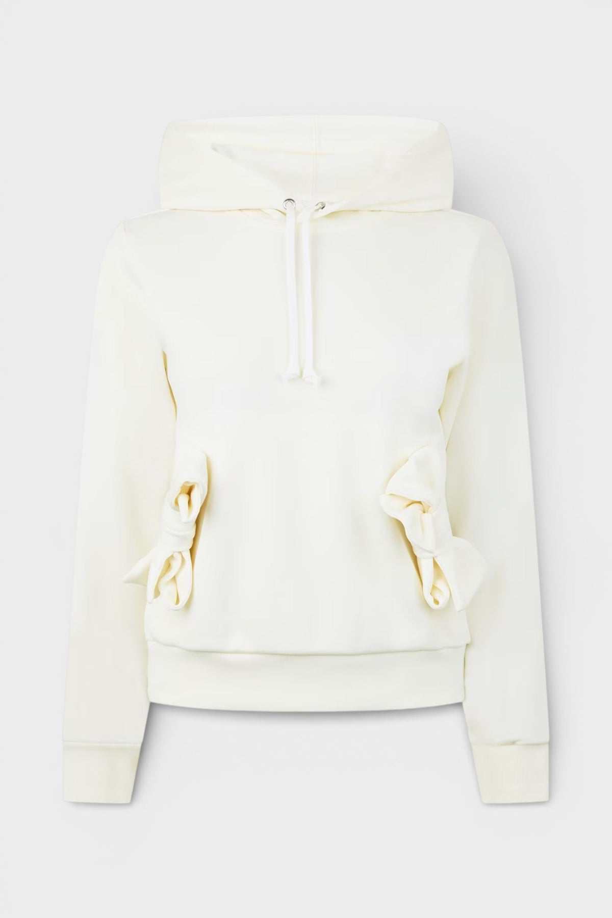Comme Des Garcons CDG Bow Detail Hoodie Off White