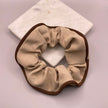 Brooklyn Beige And Brown Scrunchie