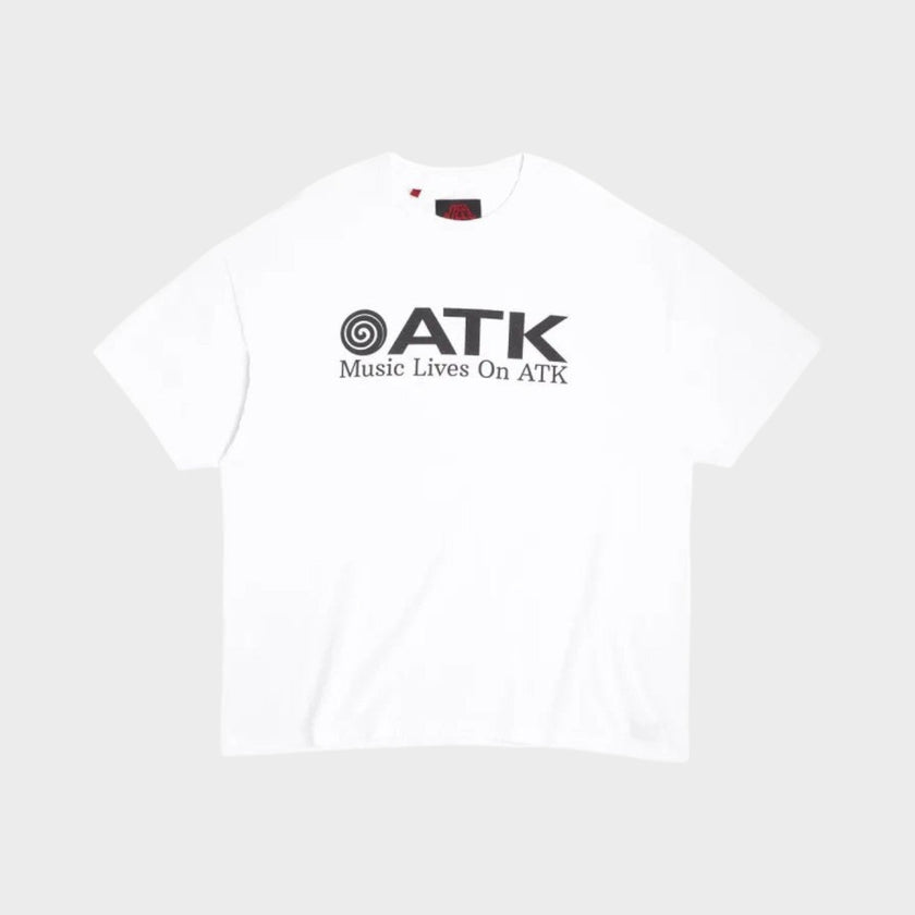 Music Lives On ATK Tee White Black
