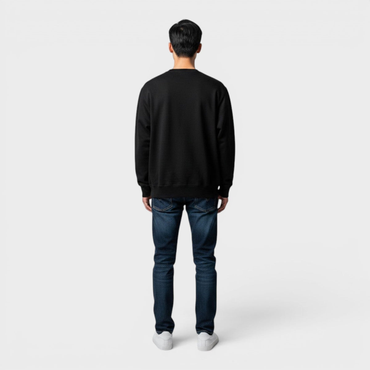 Tennis Club Icon Printed Sweatshirt Black