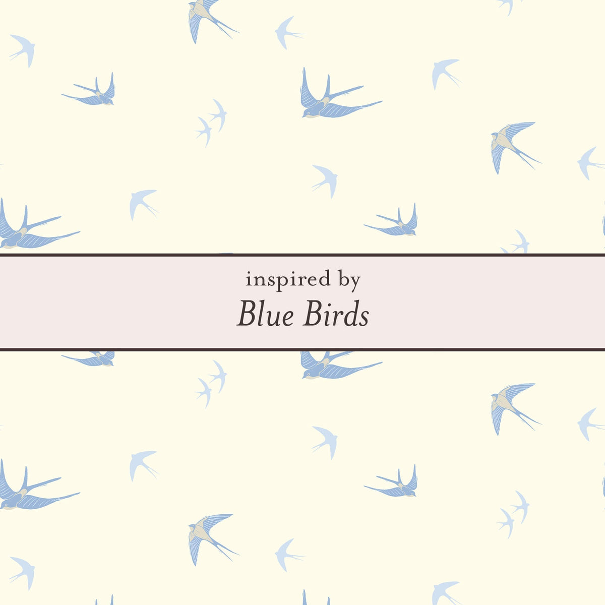 Laura Ashley Silver Blue Birds Station Necklace