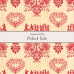 Laura Ashley Fashion Firbeck Toile Heart Necklace