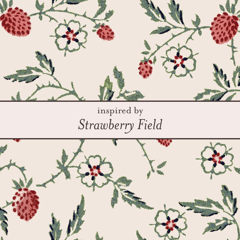 Laura Ashley Silver Strawberry Field Necklace