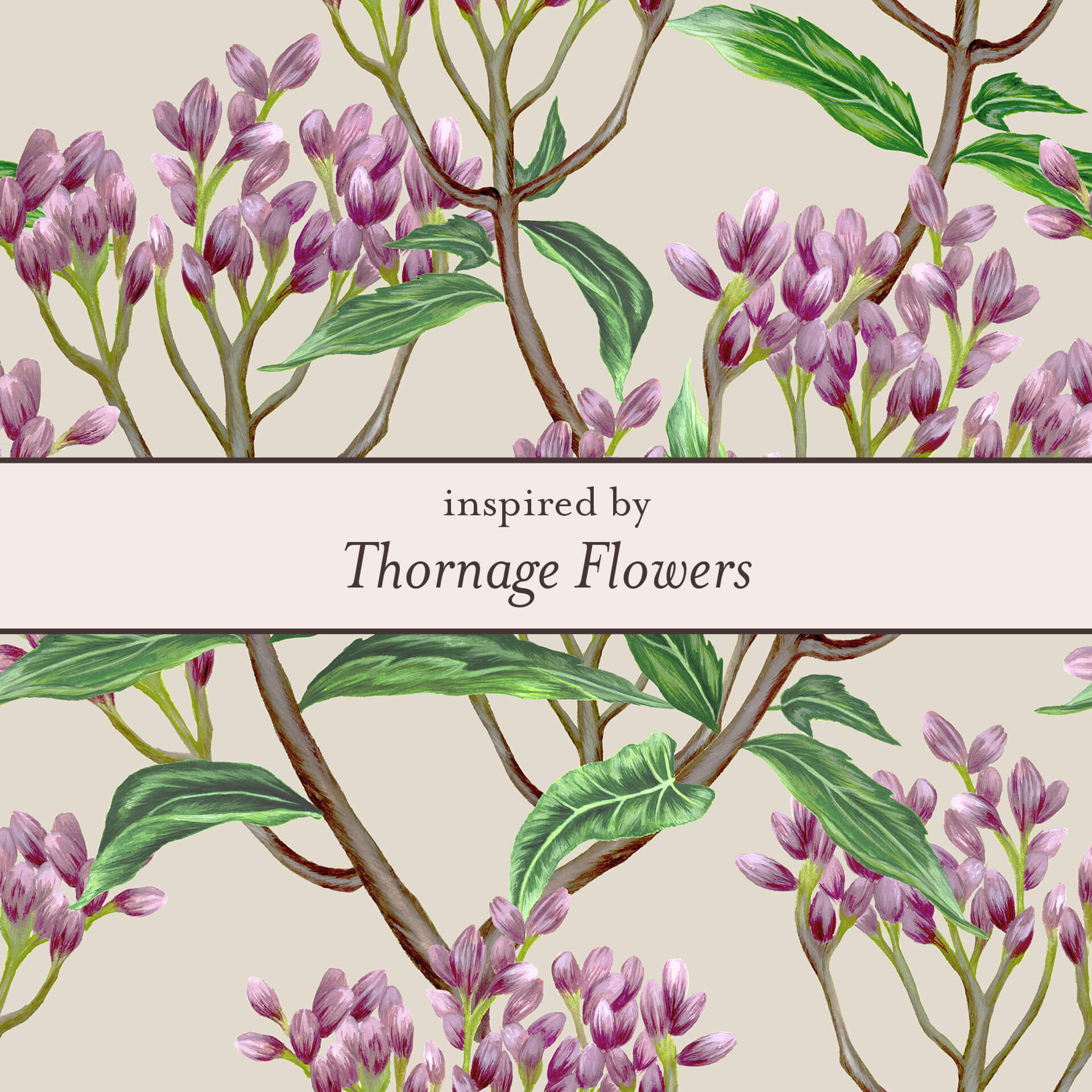 Laura Ashley Silver Thornage Flowers Hoop Earrings