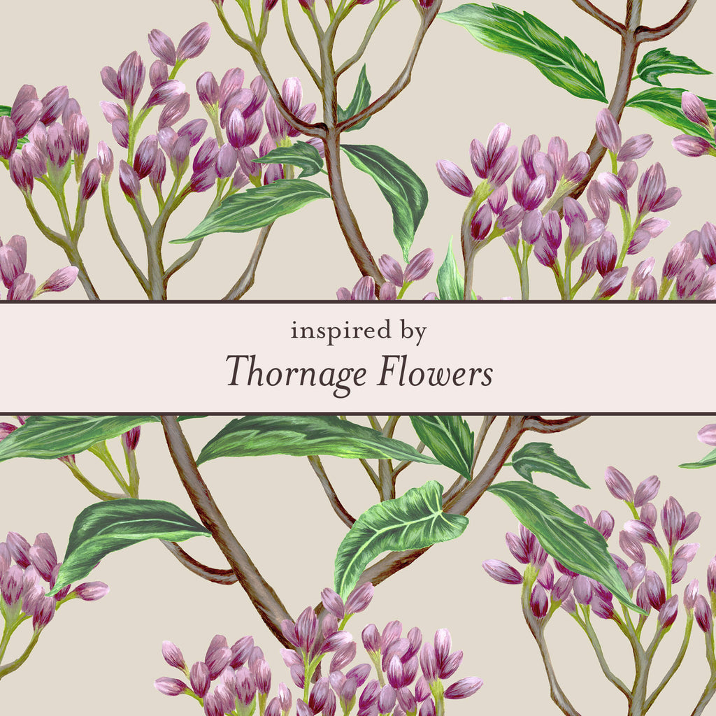 Laura Ashley Silver Thornage Flowers Necklace