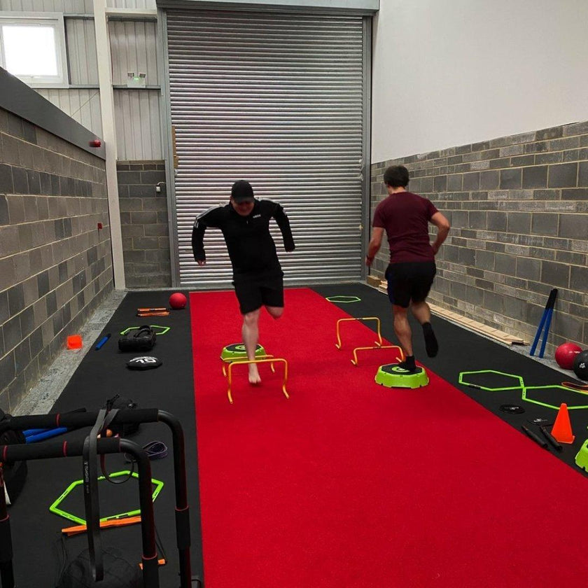 Indoor-Sprintstrecke – 2 m breit