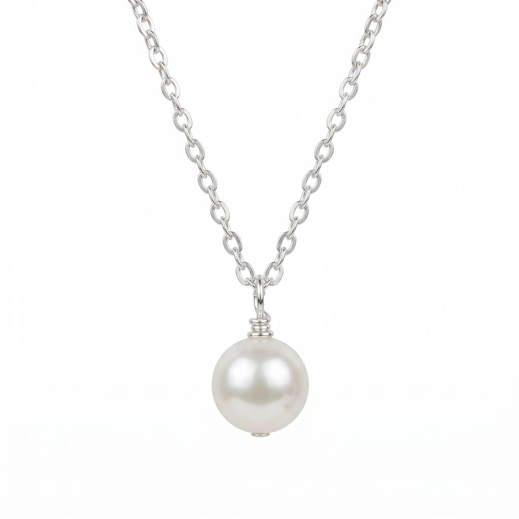 Freshwater Single Pearl Pendant Necklace