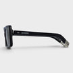 Linda Farrow Spiaggia Sunglasses Black Silver