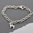 Dije de perro Jack Russell Terrier plateado