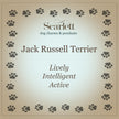 Jack Russell Terrier Personalised Silver Dog Tag Necklace