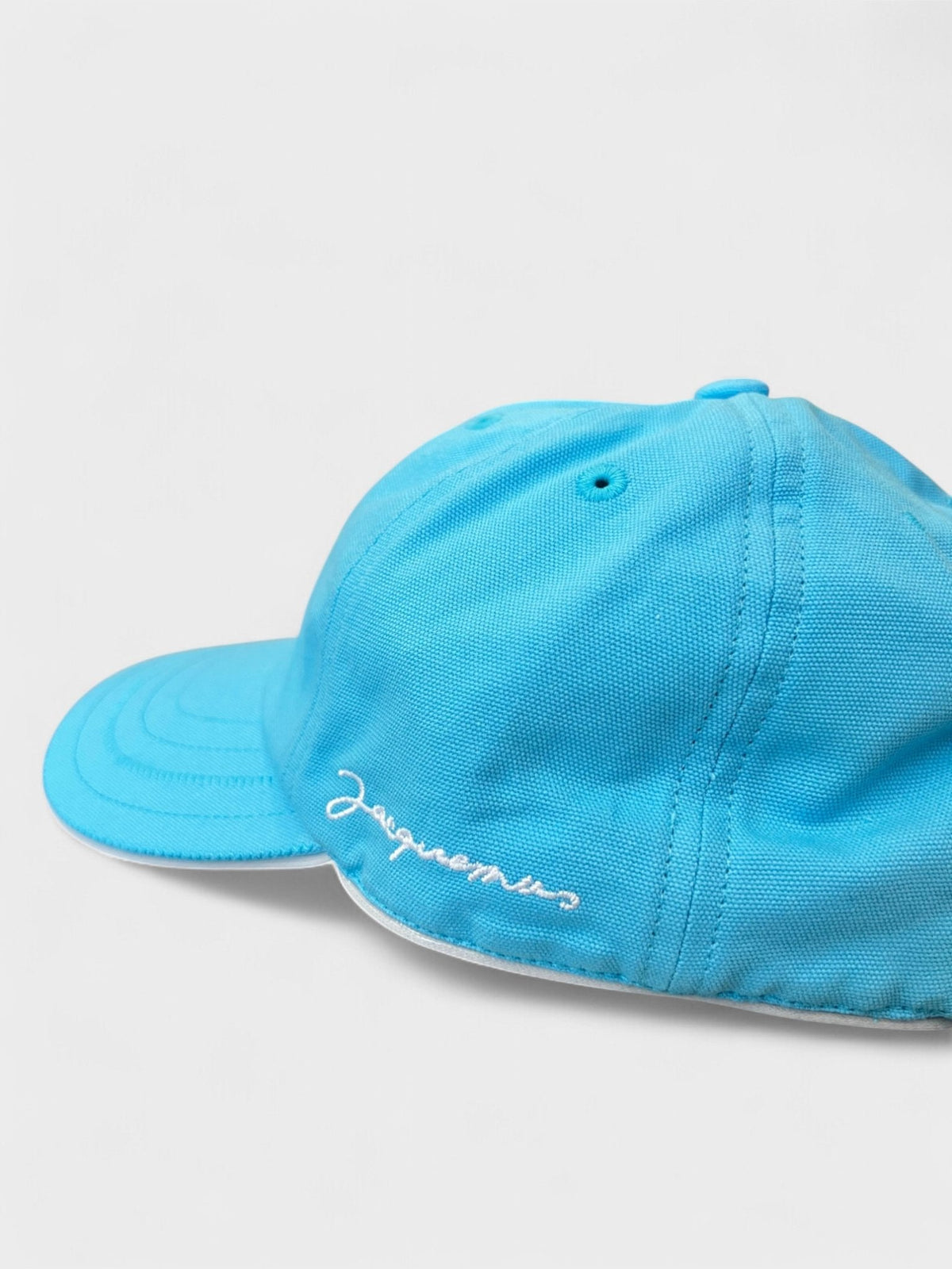 Jacquemus La Casquette Bricolo Turquoise Cap