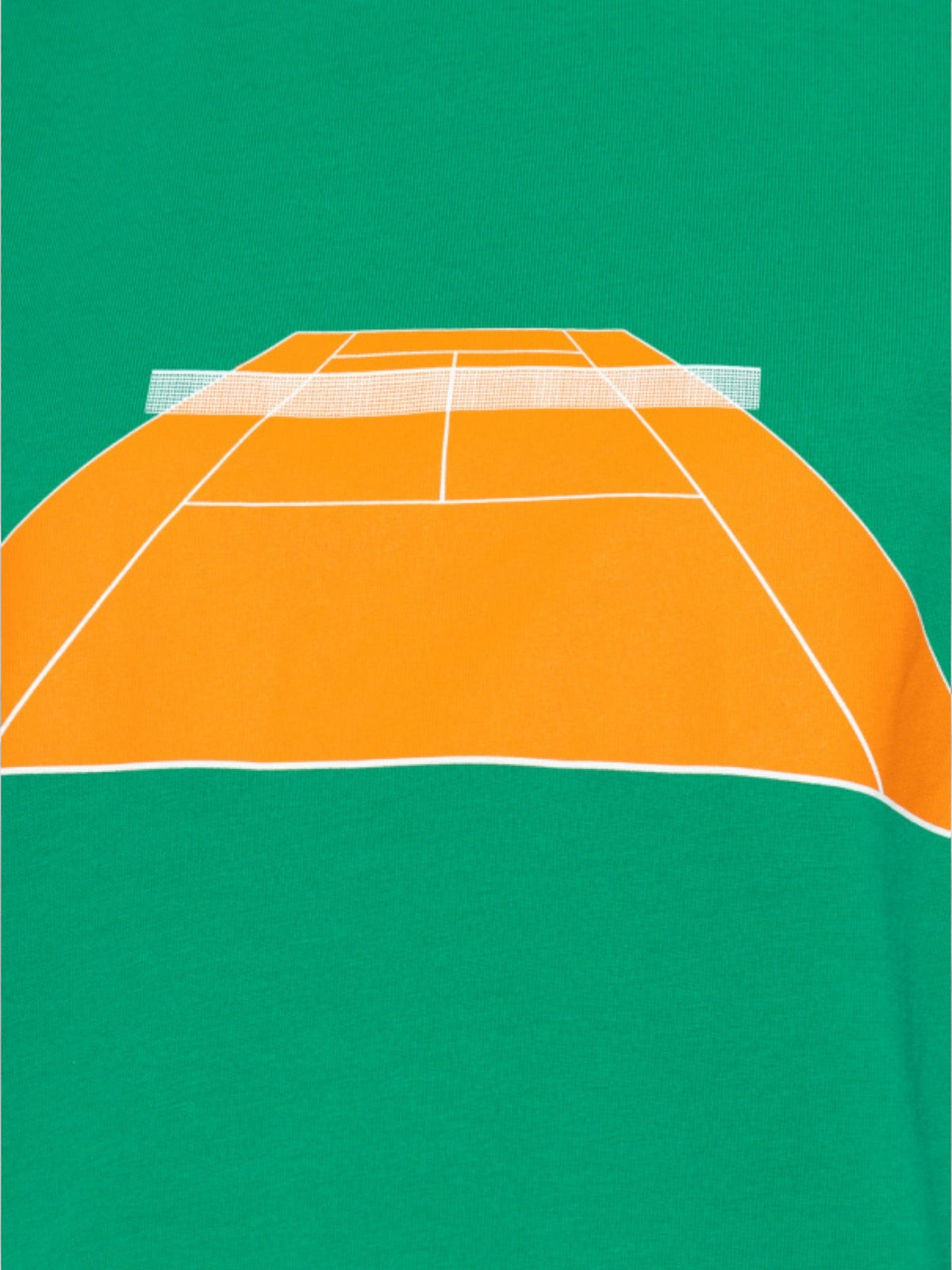Jacquemus Le T-Shirt Tennis Print Tennis Green