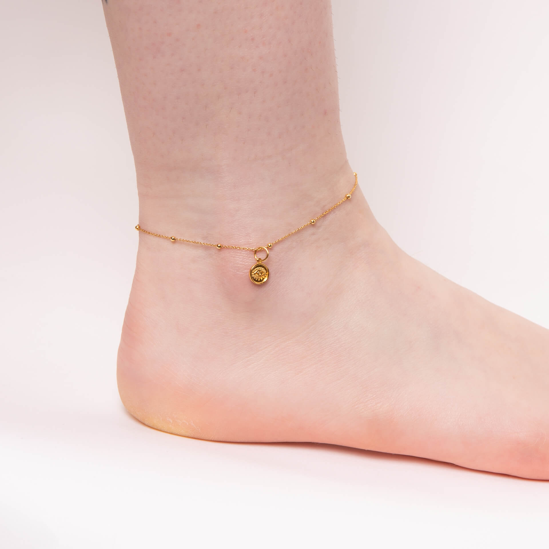 Beginnings Fine Trace and Ball Chain Anklet