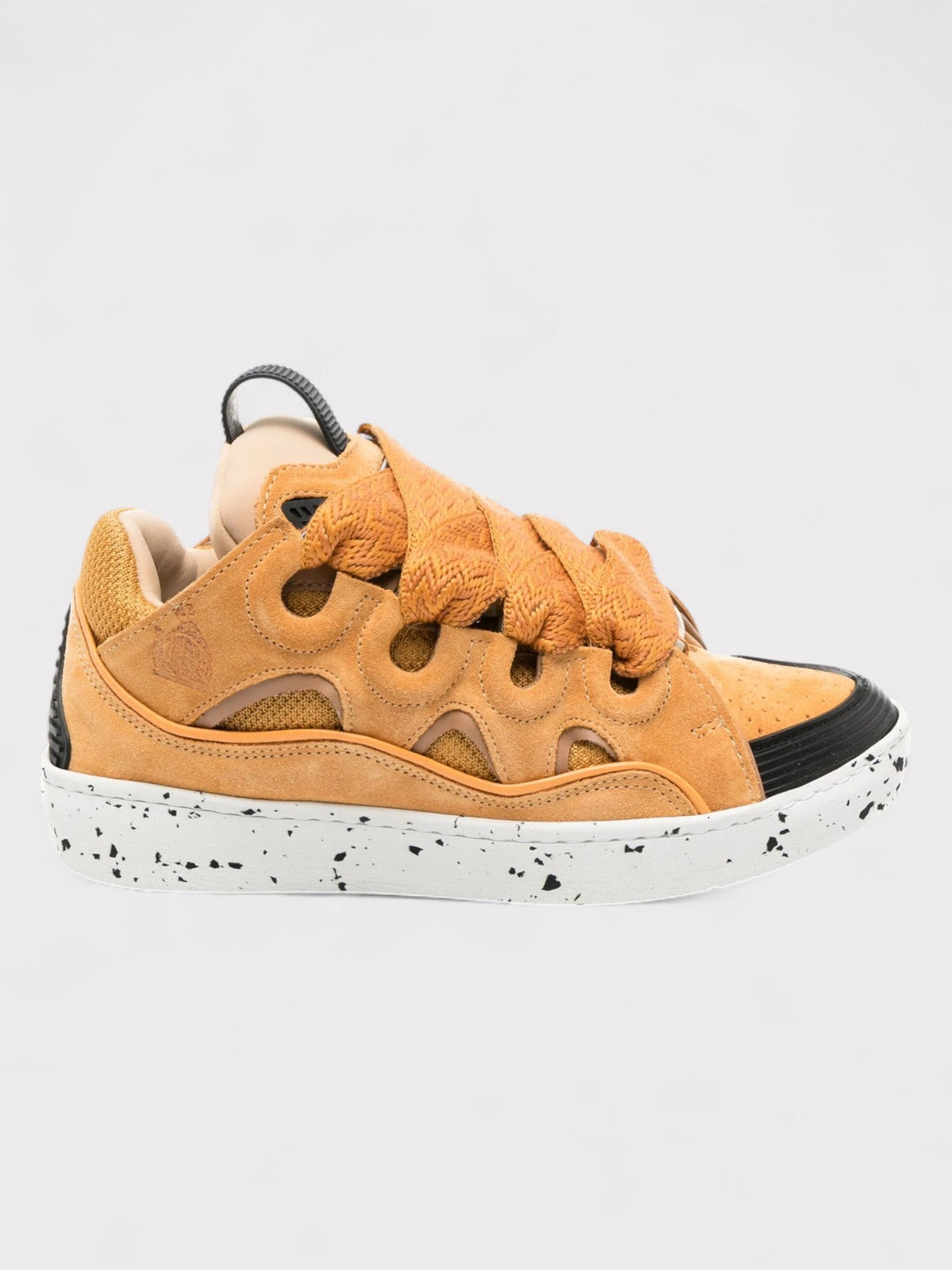 Lanvin Curb Oversized Sneakers Honey Orange