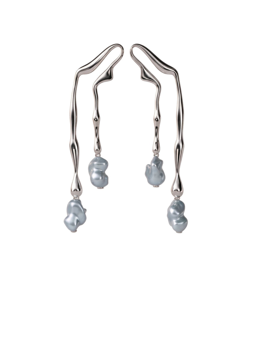 Melia Pearl Drops | Plata de ley