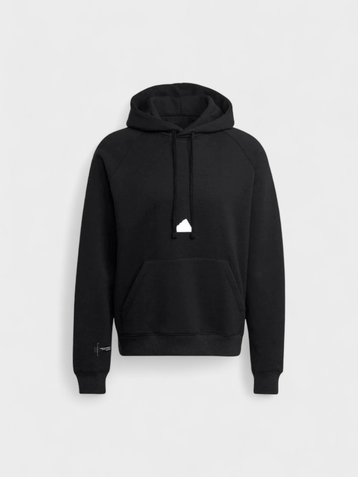 Center Logo Hoodie Black