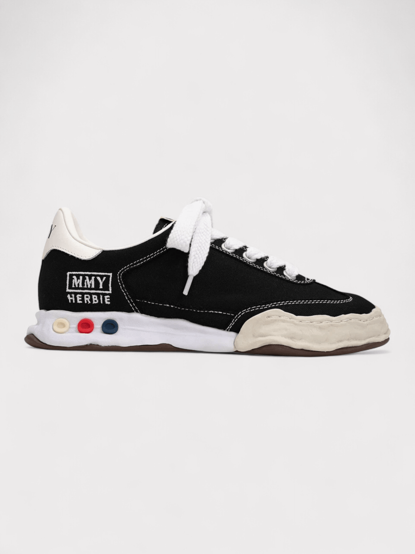 Maison Mihara Herbie OG Sole Canvas Low Top Sneaker Black