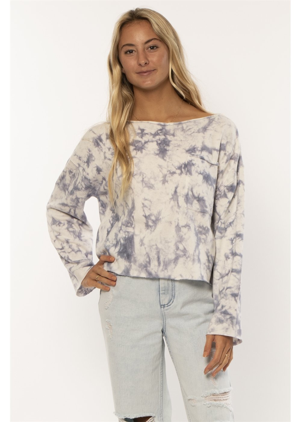 Sisstr Mars langærmet sweater-top