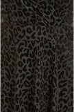Mela Black Leopard Wrap Skater Dress