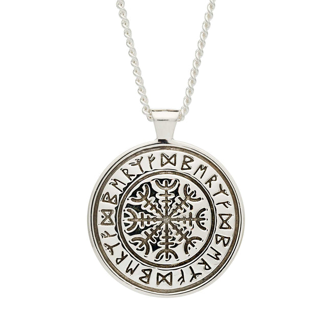 Reise Wikinger Rune Personalisierte Silberkette