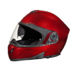 Daytona Glide Modular Motorcycle Helmet - DOT & ECE Approved, Bluetooth Ready, Dual Visor, Men/Women/Youth - Black Cherry