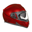 Daytona Glide Modular Motorcycle Helmet - DOT & ECE Approved, Bluetooth Ready, Dual Visor, Men/Women/Youth - Black Cherry