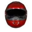 Daytona Glide Modular Motorcycle Helmet - DOT & ECE Approved, Bluetooth Ready, Dual Visor, Men/Women/Youth - Black Cherry