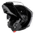 Daytona Glide Modular Motorcycle Helmet - DOT & ECE Approved, Bluetooth Ready, Dual Visor, Men/Women/Youth - Hi-Gloss Black