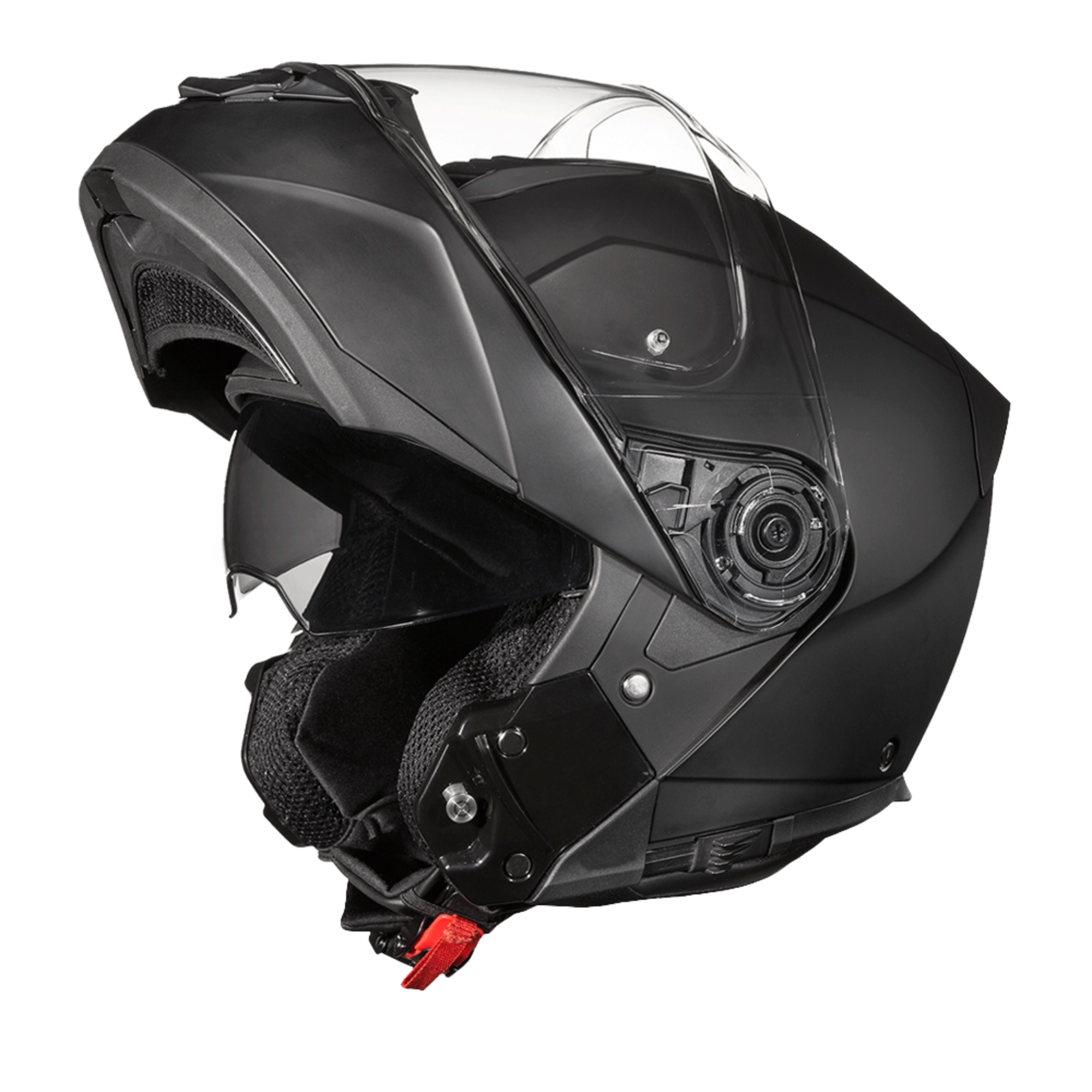 Daytona Glide Modular Motorcycle Helmet - DOT & ECE Approved, Bluetooth Ready, Dual Visor, Men/Women/Youth - Dull Black