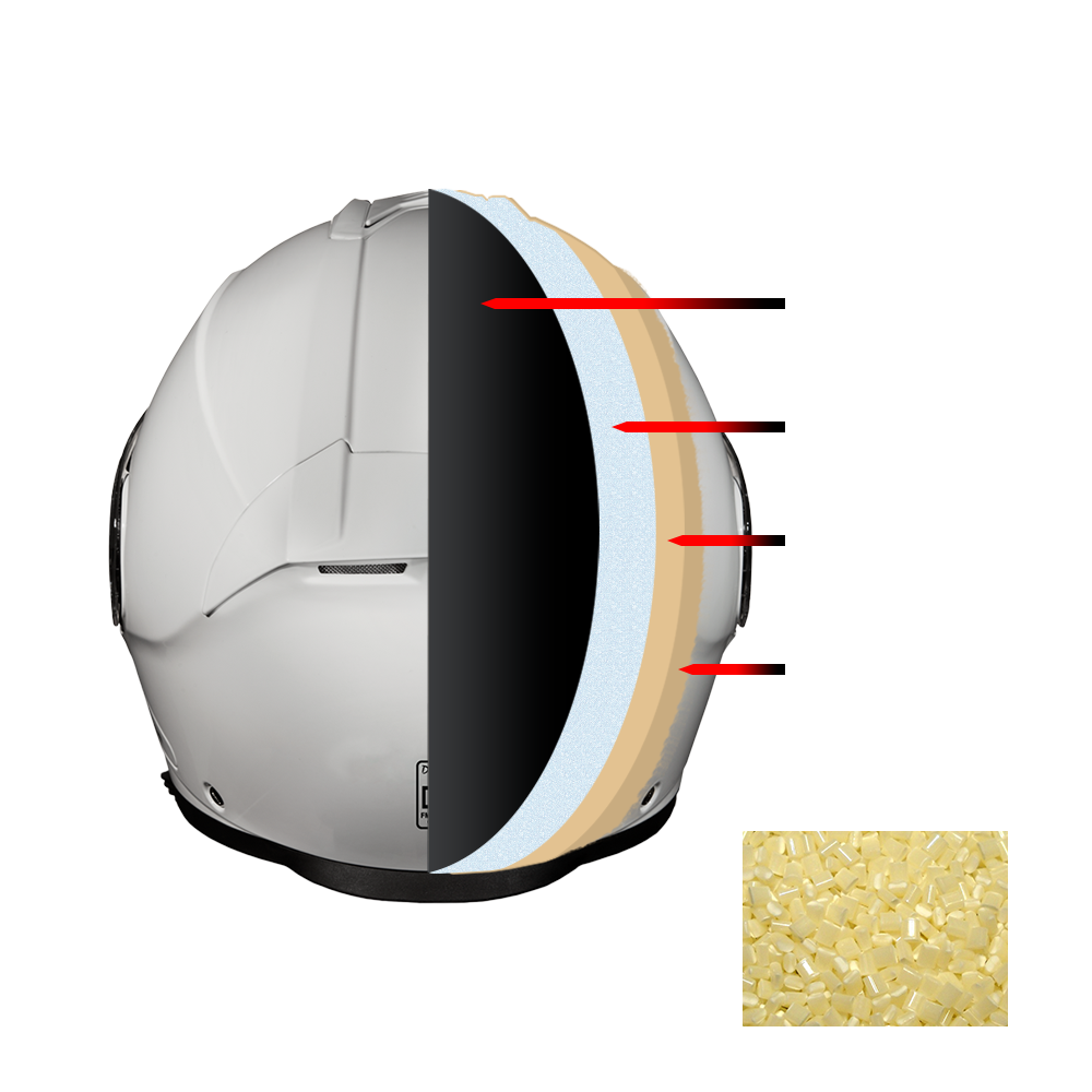 Daytona Glide Modular Motorcycle Helmet - DOT & ECE Approved, Bluetooth Ready, Dual Visor, Men/Women/Youth - Hi-Gloss White