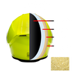 Daytona Glide Modular Motorcycle Helmet - DOT & ECE Approved, Bluetooth Ready, Dual Visor, Men/Women/Youth - Fluorescent Yellow