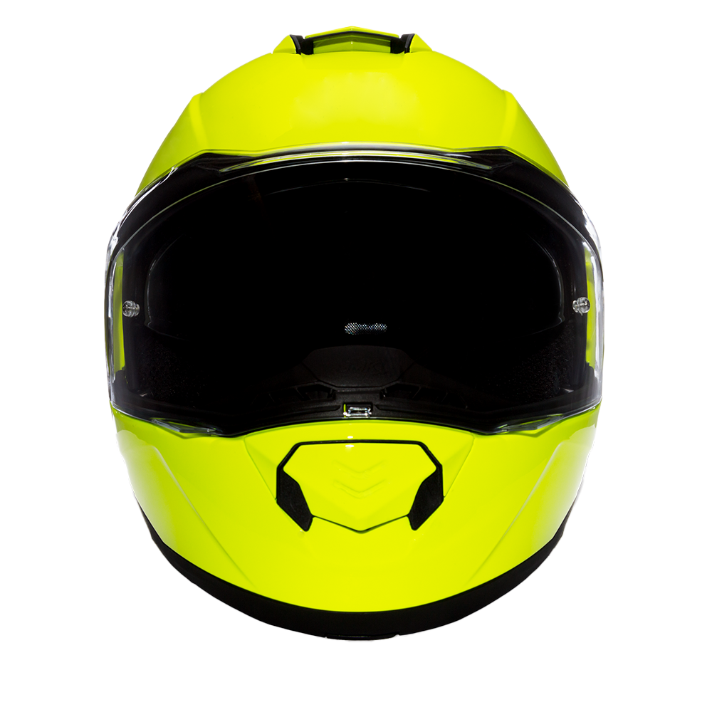 Daytona Glide Modular Motorcycle Helmet - DOT & ECE Approved, Bluetooth Ready, Dual Visor, Men/Women/Youth - Fluorescent Yellow