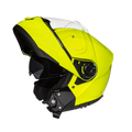 Daytona Glide Modular Motorcycle Helmet - DOT & ECE Approved, Bluetooth Ready, Dual Visor, Men/Women/Youth - Fluorescent Yellow