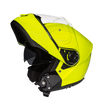 Daytona Glide Modular Motorcycle Helmet - DOT & ECE Approved, Bluetooth Ready, Dual Visor, Men/Women/Youth - Fluorescent Yellow