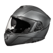 Daytona Glide Modular Motorcycle Helmet - DOT & ECE Approved, Bluetooth Ready, Dual Visor, Men/Women/Youth - Gun Metal Grey Metallic