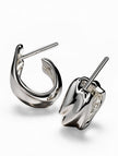 Milos Wave Hoops | Sterling Silver
