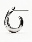 Milos Wave Hoops | Sterling Silver