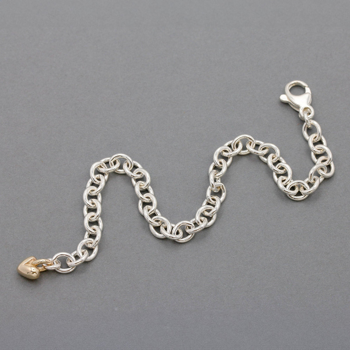 Mini Lifetime Gold Heart Charm Bracelet